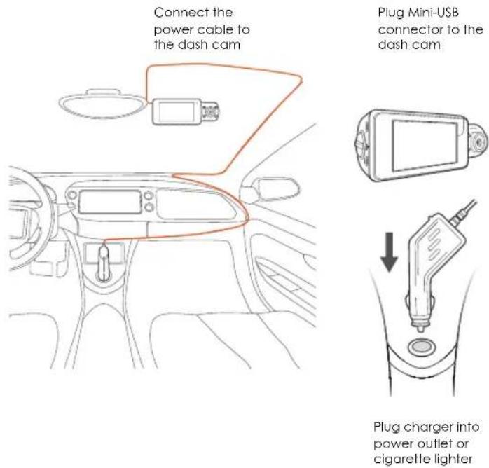 Rexing V33 Plus - Step 5: Mount the Rear Camera Step 6: Installing the Camera onto the Windshield - 2