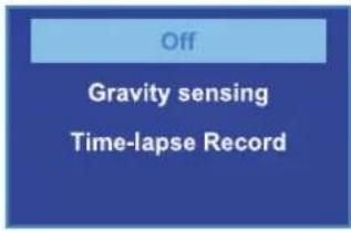 Off Gravity sensing Time-lapse Record