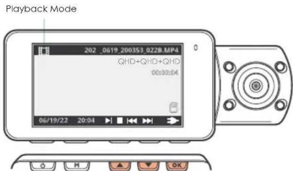 Playback Mode 202 0619_200353_022B.MP4 QHD+QHD+QHD 00:00:04 06/19/22 20:04 OK