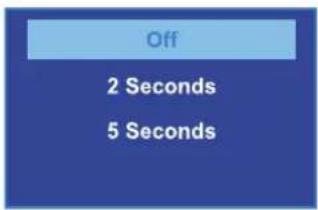 Off 2 Seconds 5 Seconds