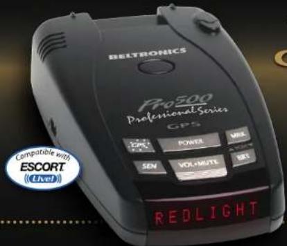 BELTRONICS Pro500 Professional Series GPS 2 GPS 4 PS POWER MINI SEN VOL-MUTE BET REDLIGHT Compatible with ESCORT (Livel)
