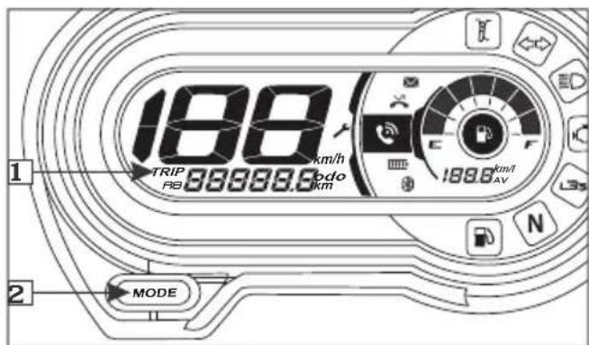188 km/h TRIP RB 366999.6 odo km/km 188.8 km/h AV N MODE