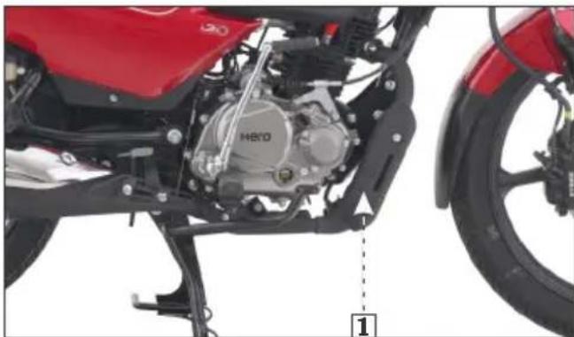 HERO Super Splendor Xtec (2025) - CATALYTIC CONVERTER - 1