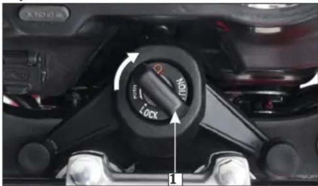HERO Super Splendor Xtec (2025) - Steering lock - 1