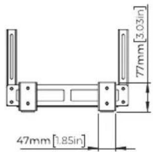 77mm [3.03in] 47mm [1.85in]