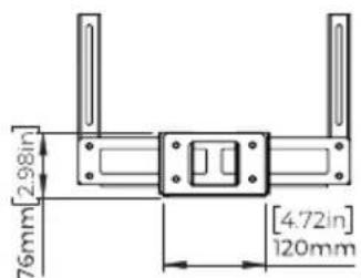76mm 2.98in [4.72in] 120mm