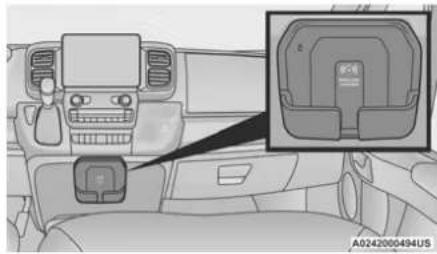 RAM Promaster ICE (2025) - WIRELESS CHARGING PAD — IF EQUIPPED - 1