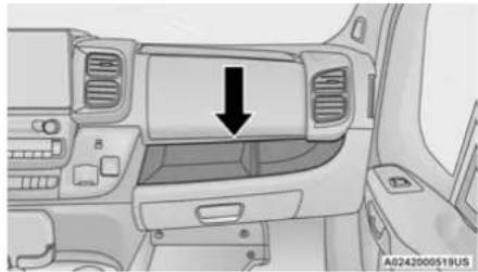 RAM Promaster ICE (2025) - Dash Storage - 1