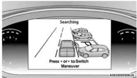 Searching Press • or • to Switch Maneuver A0630000506US