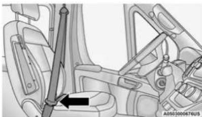 RAM Promaster ICE (2025) - Lap/Shoulder Belt Operating Instructions - 1