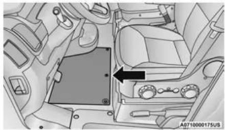 RAM Promaster ICE (2025) - BATTERY LOCATION - 1