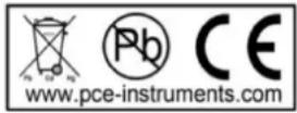 PCE Instruments VE 360N - Disposal - 1