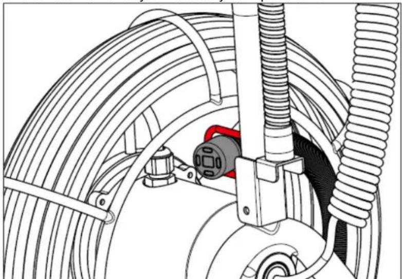 PCE Instruments VE 360N - Coiling up the cable - 2