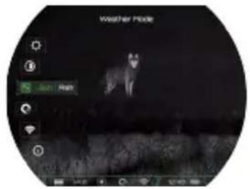Nighttime outdoor scene with a lone dog standing in the sky, no visible text or symbols