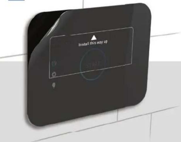 Install this way up START