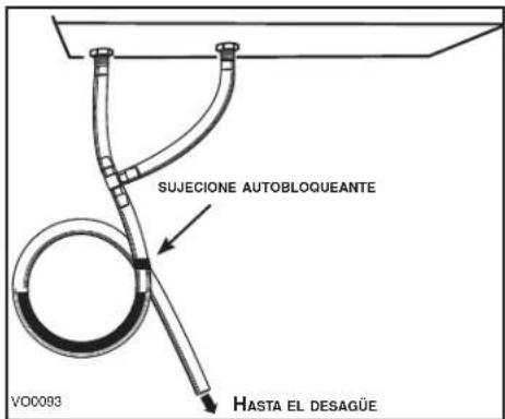 SUJECIONE AUTOBLOQUEANTE HASTA EL DESAGÜE VOC0093