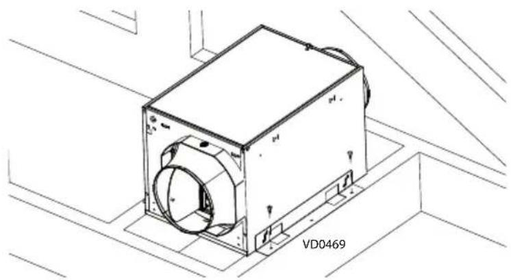 BROAN FIN-180P - Do not install in an attic where the temperature may exceed 160 °F. - 1