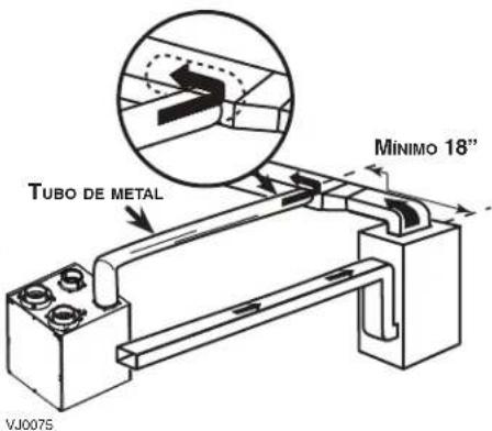 TUBO DE METAL MÍNIMO 18" VJ0075