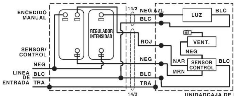 BROAN XB110HL1 - Conecte los cables e instale la placa de agujero ciego - 4