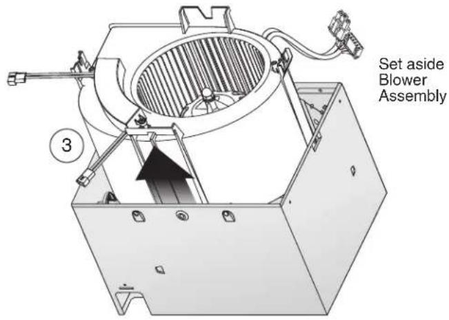 Set aside Blower Assembly ③
