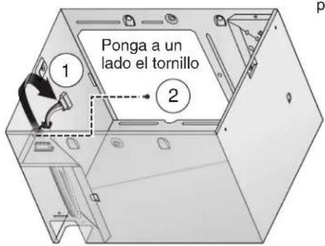 Ponga a un lado el tornillo 1 2