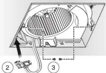 Technical diagram of an air conditioner unit with labeled components and wiring connections