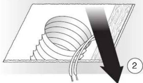 BROAN ZB80ML1 - Enlarge Ceiling Opening and Remove Existing Fan - 2