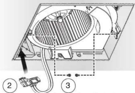 Technical diagram of an air conditioner unit with labeled components and wiring connections