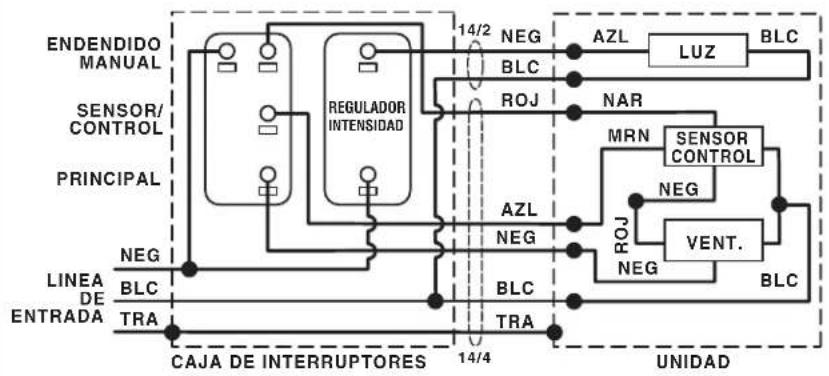 BROAN ZB80ML1 - Instale la placa de agujero ciego, conecte los cables y reinstale el panel de cableado - 4