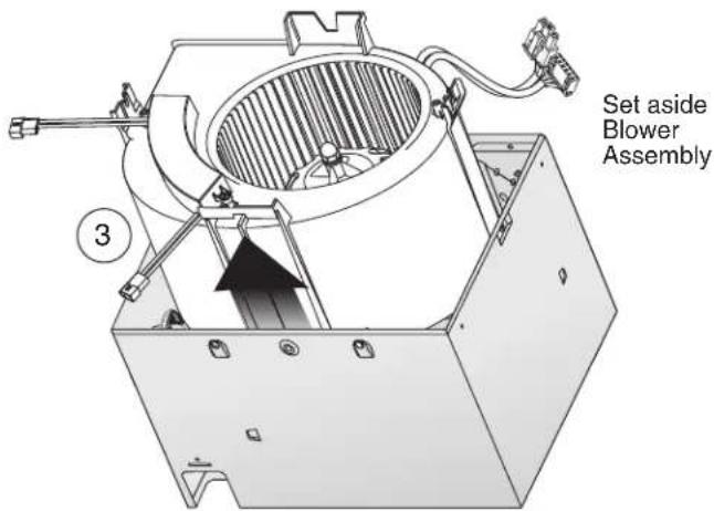 Set aside Blower Assembly ③