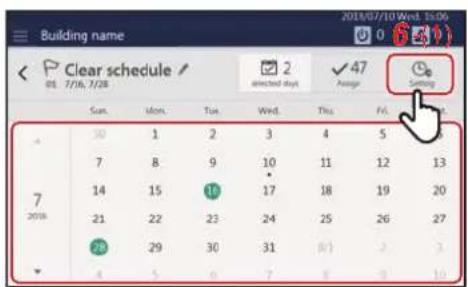 Building name Clear schedule 06 7/16, 7/28 Sun Mon Tue Wed Fri Fri 30 1 2 3 4 5 7 8 9 10 11 12 13 14 15 16 17 18 19 20 21 22 23 24 25 26 27 28 29 30 31 32 33 4 5 6 7 8 9 10 2 selected days Assign Savage