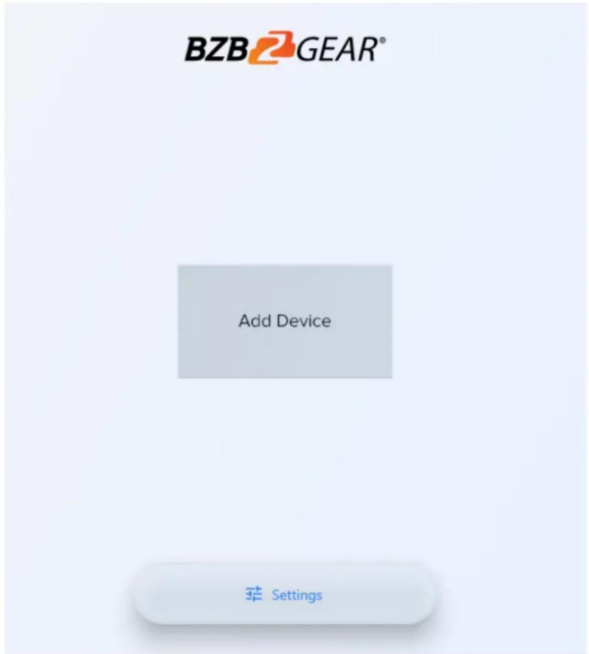 BZB2 GEAR® Add Device Settings