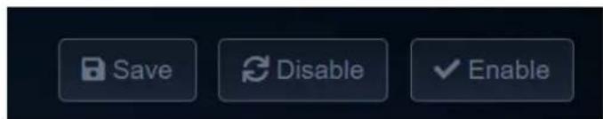 Save Disable Enable