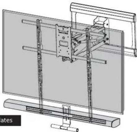 Mount-It! MI-384L - Install the Cover Plates - 2