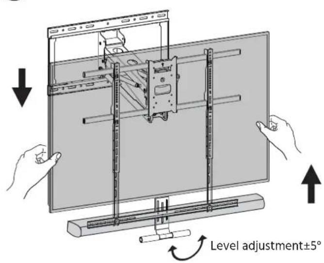Level adjustment±5°
