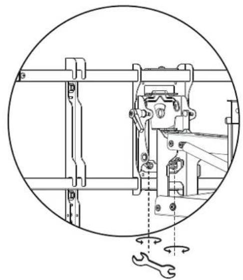 Mount-It! MI-384L - Adjust the tension of the spring arm until it stops freely at all lowered positions. - 6