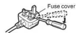PANASONIC Diga DMR-EZ48VEB - How to replace the fuse - 2