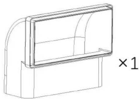 Master Kitchen IHMK 8082B SP BK - Installation Accessories, Outward Discharge - 4