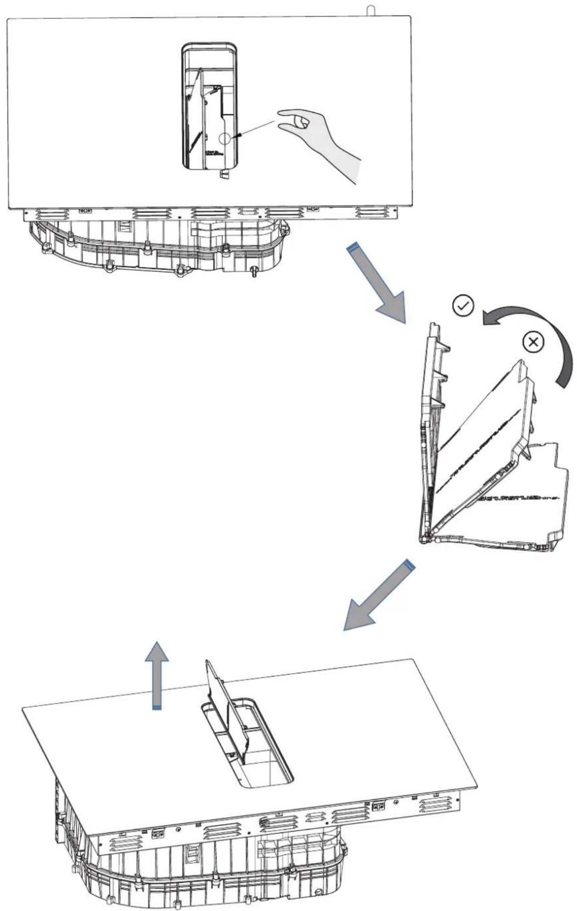 Master Kitchen IHMK 8082B SP BK - Install Baffle On The Stove - 31
