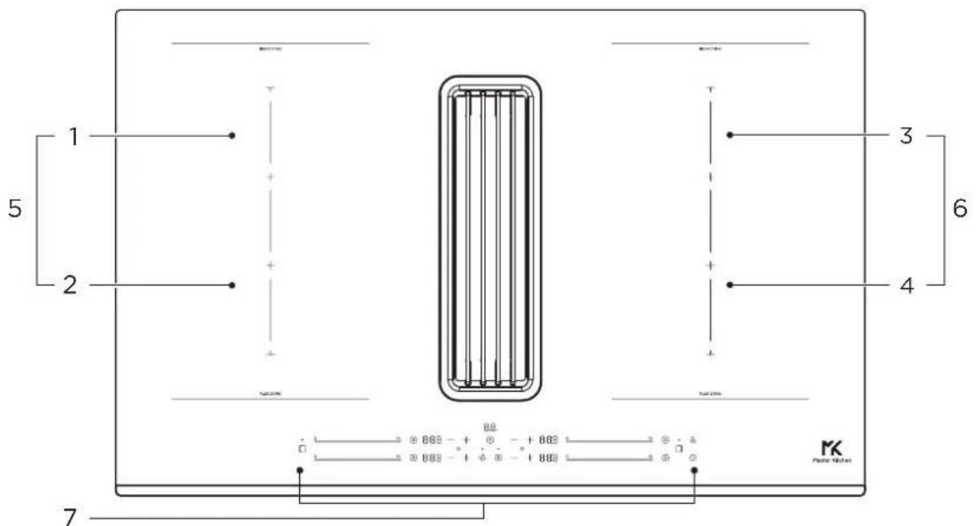 Master Kitchen IHMK 8082B SP BK - PANORAMICA DEL PRODOTTO - 1