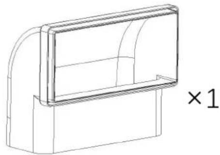 Master Kitchen IHMK 8082B SP BK - Accessori per l'installazione, scarico verso l'esterno - 4
