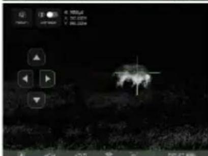 Screenshot of a video editing interface showing a dark scene with a white cat silhouette and control buttons, likely from an image editing application.