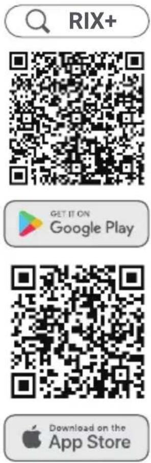 RIX+ GET IT ON Google Play Download on the App Store