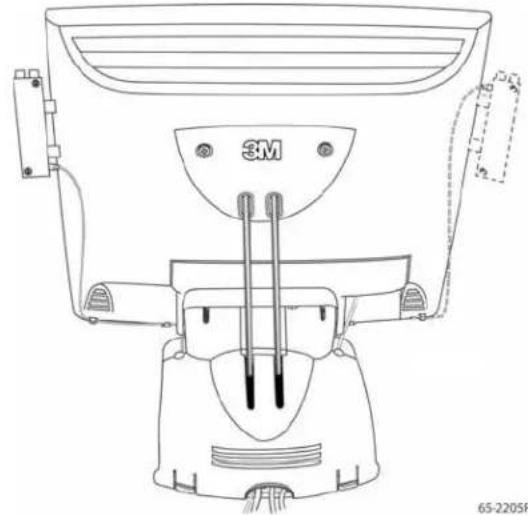 3M M1700SS - Optional Card Reader Bracket - 1