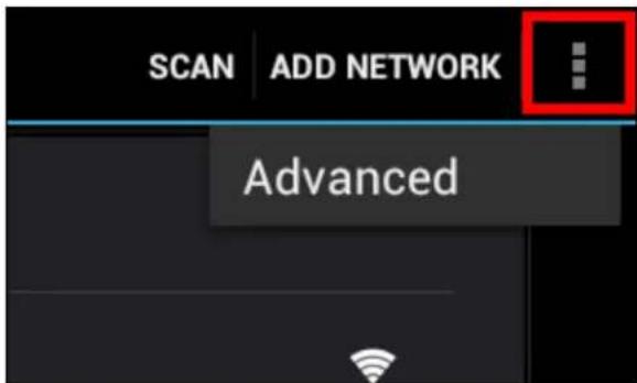 SCAN ADD NETWORK Advanced