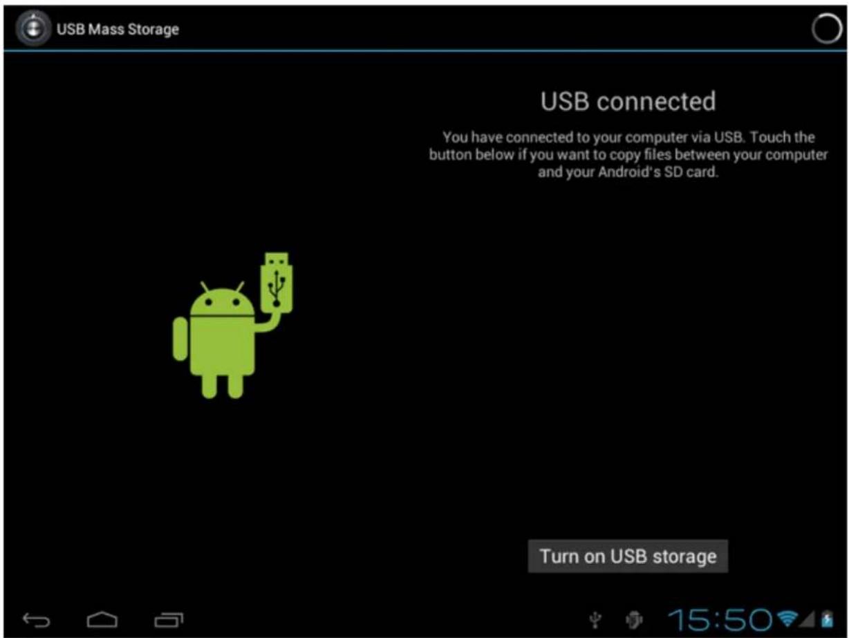Yarvik GoTab Ion 7 - Povezovanje vašega Yarvik Tablet na osebni računalnik ali Mac preko USB-ja. - 2