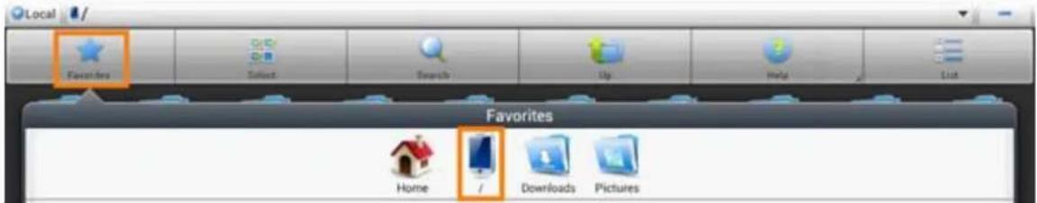 Yarvik GoTab Ion 7 - Få adgang til MicroSD-kort eller USB-drev i ES File Explorer - 1