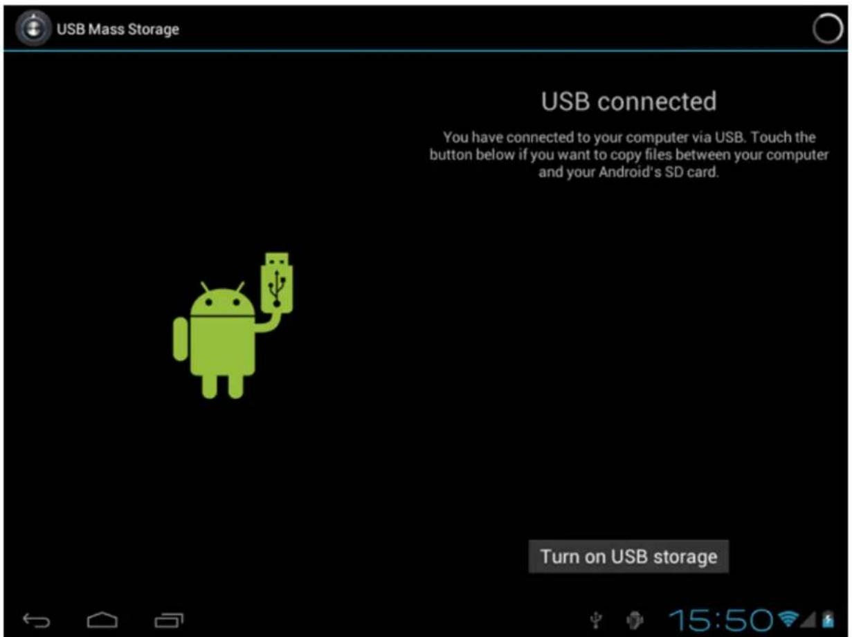 Yarvik GoTab Ion 7 - Anschließen des Yarvik Tablet an einem PC oder Mac über USB - 2
