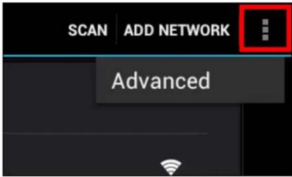 SCAN ADD NETWORK Advanced