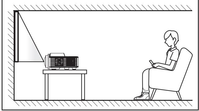 OPTOMA ML1050STi - Installation du projecteur - 1